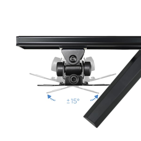 TooQ DB1402TN-B skærmbeslag og -stativer 68,6 cm (27") Skrivebord Sort, Rød