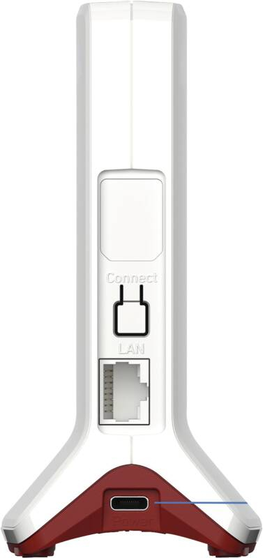 Box FRITZ! 6825 4G trådlös router Gigabit Ethernet Singel-band (2,4 GHz) Vit