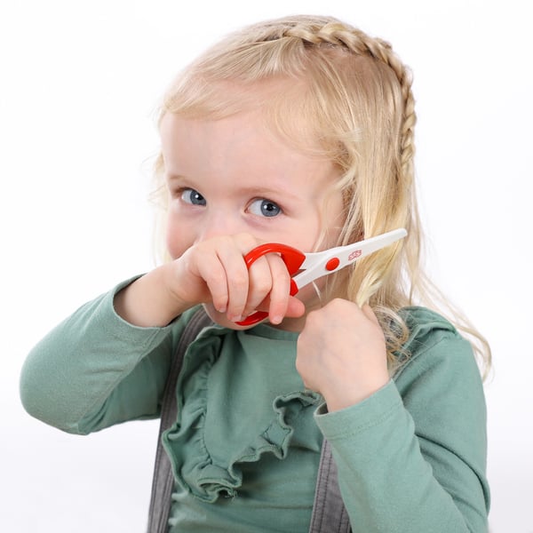 SES Creative SES Safety Scissors Pysselsaxar Rakt snitt Röd