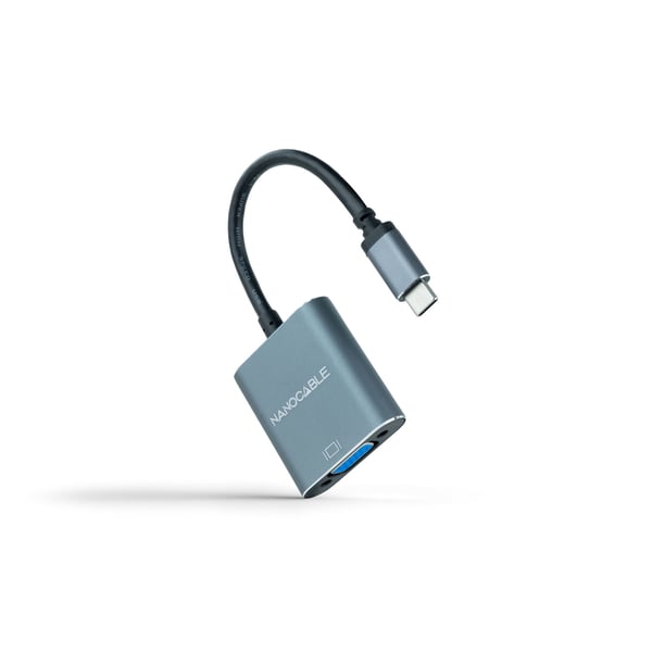 Nanocable 10.16.4101-G USB grafisk adapter 1920 x 1200 pixel Grå Nanocable 10.16.4101-G USB grafisk adapter 1920 x 1200 pixel Grå