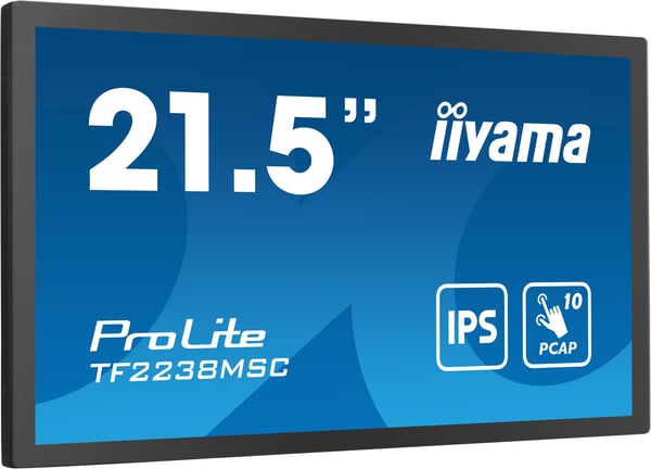 iiyama TF2238MSC-B1 platta pc-skärmar 53,3 cm (21") 1920 x 1080 pixlar Full HD LED Pekskärm Svart iiyama TF2238MSC-B1 platta pc-skärmar 53,3 cm (21") 1920 x 1080 pixlar Full HD LED Pekskärm Svart