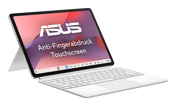ASUS Chromebook CM32 CM3206DM4A-TR0145 MediaTek Kompanio Kompanio 540 30,7 cm (12.1") Pekskärm WQXGA 8 GB LPDDR5x-SDRAM 128 GB eMMC Wi-Fi 6 (802.11ax) ChromeOS Titan QWERTZ tyska