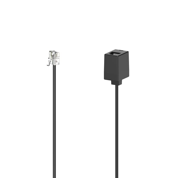 Hama 00201110 telefonkabel 6 m Sort