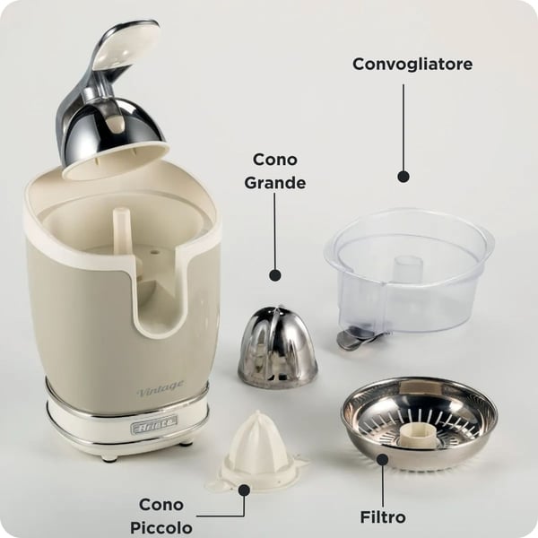 Ariete 0413/03 elektrisk citruspresser 0,6 L 85 W Beige