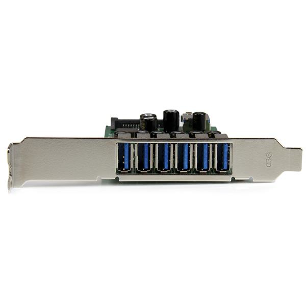 StarTech.com 7 Port PCI Express USB 3.0-kort - PCIe USB 3.0 (Super Speed)