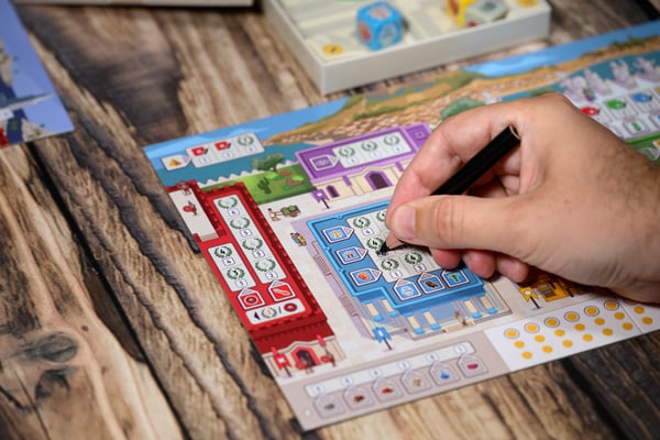 Asmodee 7 Wonders Dice 7 Wonders Dice Brætspil Strategi