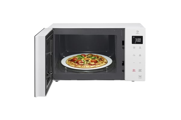 LG MS 23 NECBW Svart, Vit Enbart mikrovågsugn Ovanför spisen 23 l 1000 W