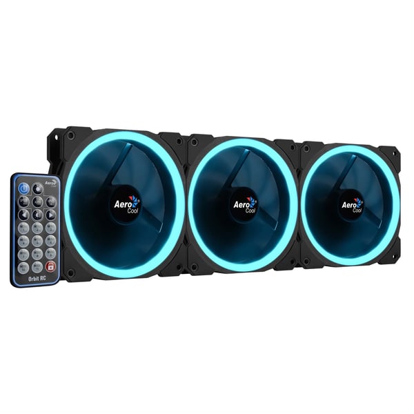 Aerocool Orbit RC Computerkabinet Ventilator 12 cm Sort