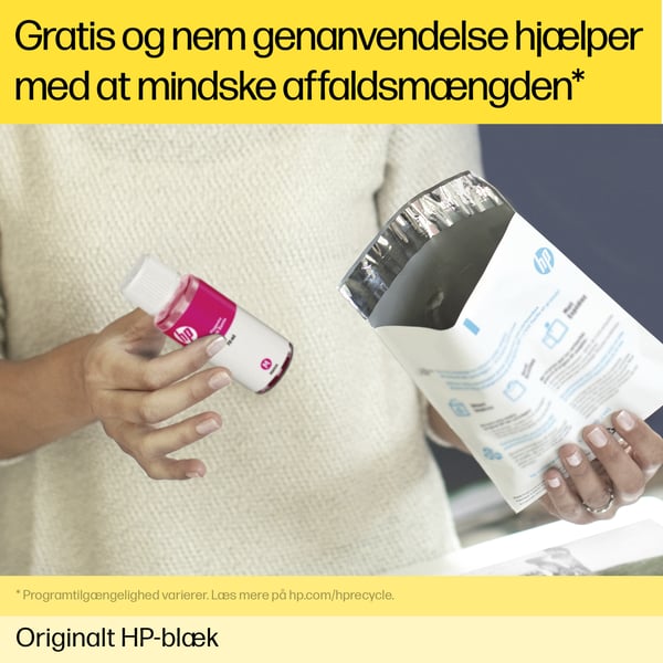 HP Original 907XL-blækpatron med høj kapacitet, sort