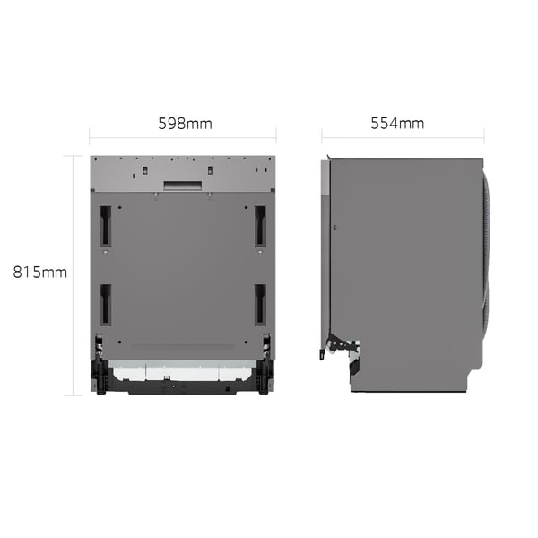 LG DB597TXS Fuldt indbygget 14 kuverter