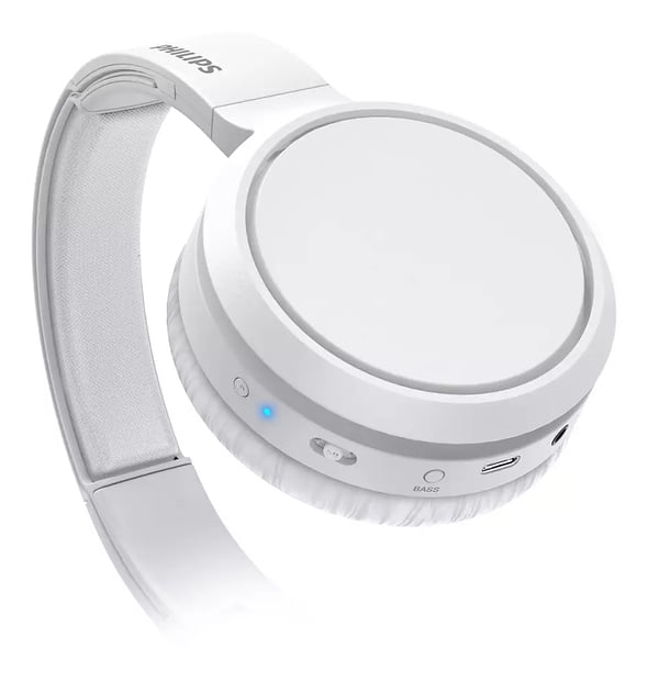 Philips 5000 series TAH5205WT/00 hovedtelefoner/headset Trådløs Musik USB Type-C Bluetooth Hvid