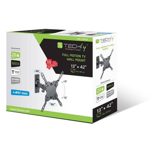 Techly ICA-PLB-400STY 106,7 cm (42") Musta