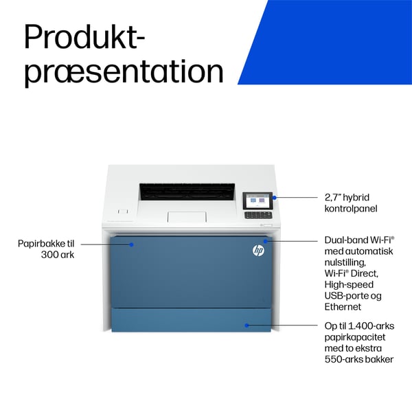HP LaserJet Enterprise 4701dn Farve Printer