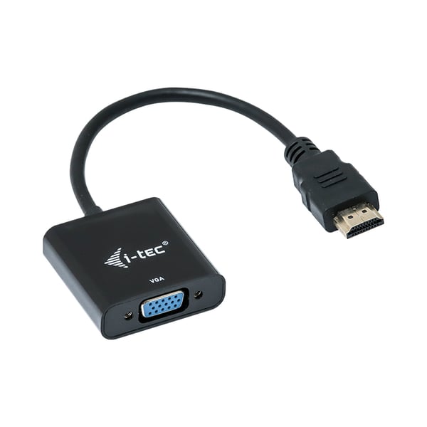 i-tec HDMI2VGAADA videokabel adapter 0,15 m HDMI VGA Sort