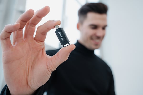 Verbatim Store 'n' Go USB-muisti 64 GB USB Type-C 3.2 Gen 1 (3.1 Gen 1) Musta