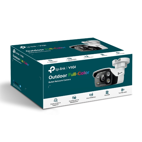 TP-Link VIGI C350 Projektil (form) IP-säkerhetskamera Utomhus 2880 x 1620 pixlar Tak