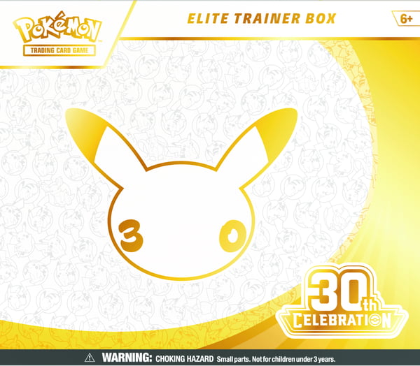 Asmodee Pokémon Elite Trainer Box 30th 20 min. Kortspil Samlerobjekt