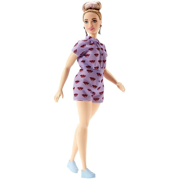 Barbie Fashionistas Doll 76 Lavender Kiss - Curvy,