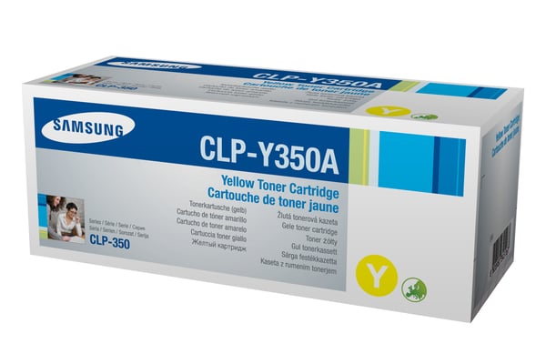 Samsung CLP-Y350A tonerpatron 1 stk Original Gul