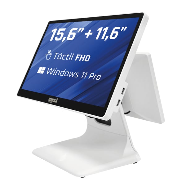 iggual IGG321027 maksupääte 8350U 1,7 GHz 39,6 cm (15.6") 1920 x 1080 pikseliä Kosketusnäyttö Valkoinen