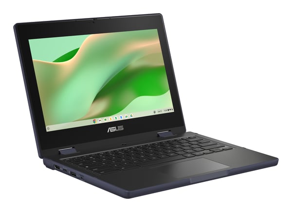ASUS Chromebook CR11 Flip CR1104FTA-NS0379 Intel® N N150 29,5 cm (11.6") Berøringsskærm HD 4 GB LPDDR5-SDRAM 64 GB eMMC Wi-Fi 6 (802.11ax) ChromeOS Grå QWERTY Spansk