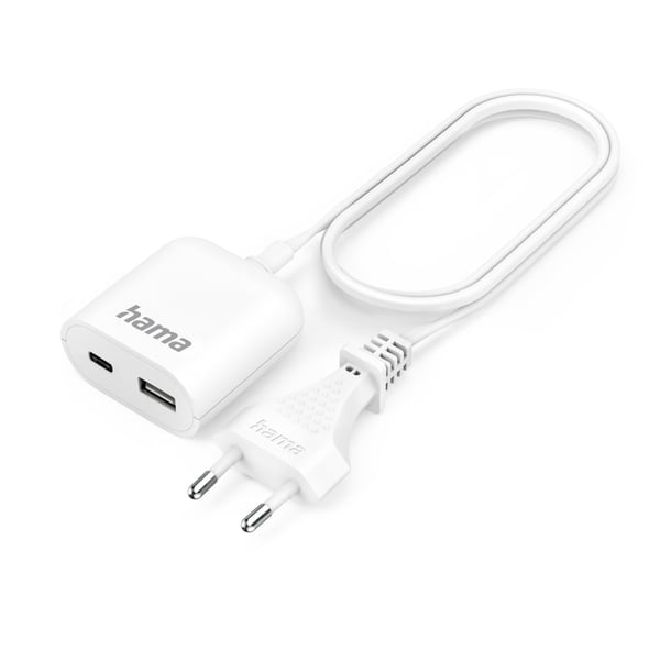 Hama 00223204 oplader til mobil enhed Hvid Vekselstrøm Indendørs