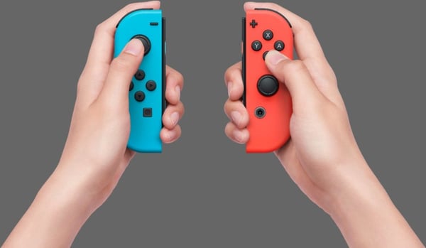 Nintendo Joy-Con (L/R) Blå, Röd Bluetooth Spelplatta Analog / Digital Nintendo Switch