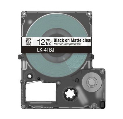 Epson C53S672065 utskriftsbara etiketter Svart, Transparent