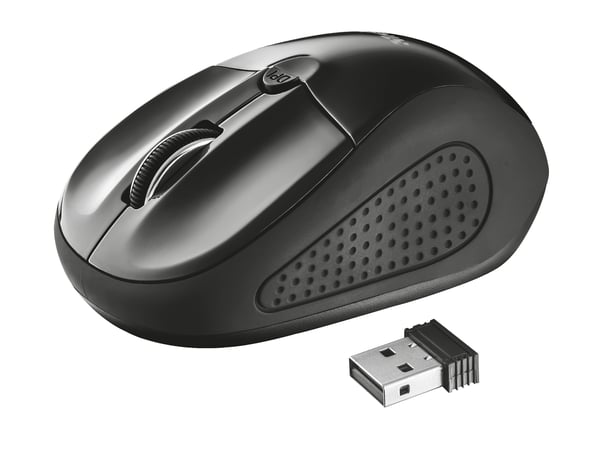 Trust Primo Silent datormöss Kontor Ambidextrous RF Trådlös Optisk 1600 DPI
