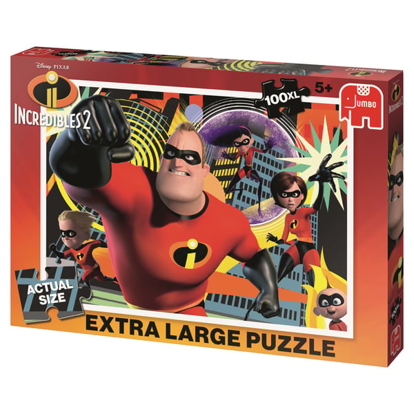 Disney The Incredibles 2 - Puzzle 100 XL Pussel 100 styck Tecknade serier