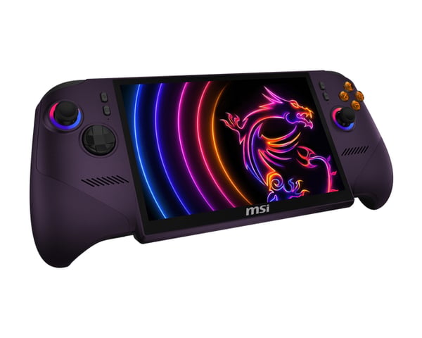 MSI Claw 8 EX AI+ CG3EM Launch Pack-008FR kannettava pelikonsoli 20,3 cm (8") 32 GB Kosketusnäyttö Wi-Fi Violetti