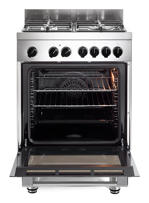De’Longhi GEMMA 66 ML komfur og ovn Fritstående komfur Elektrisk Gaskomfur Rustfrit stål