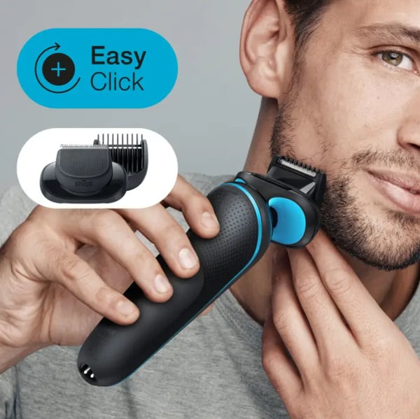 Braun Series 5 51-M4500cs Folie shaver Sort, Blå