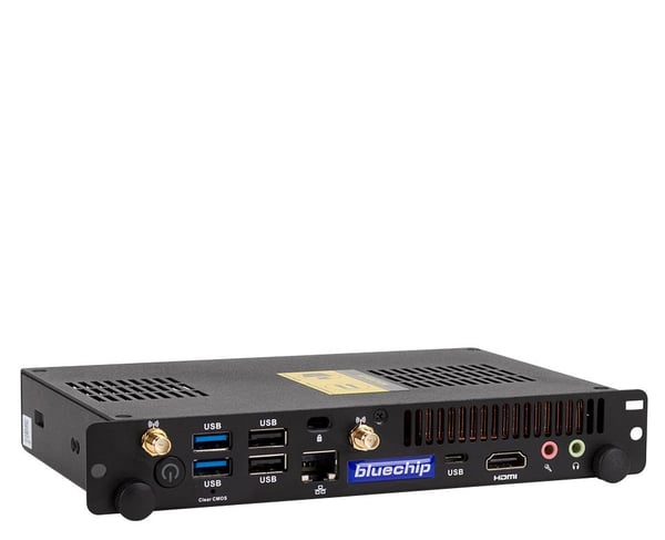 bluechip BUSINESSline OPS11330 *EDU* Intel® Core™ i3 i3-1315U 8 GB DDR4-SDRAM 500 GB SSD Windows 11 Pro Mini PC Anthracit, Grå