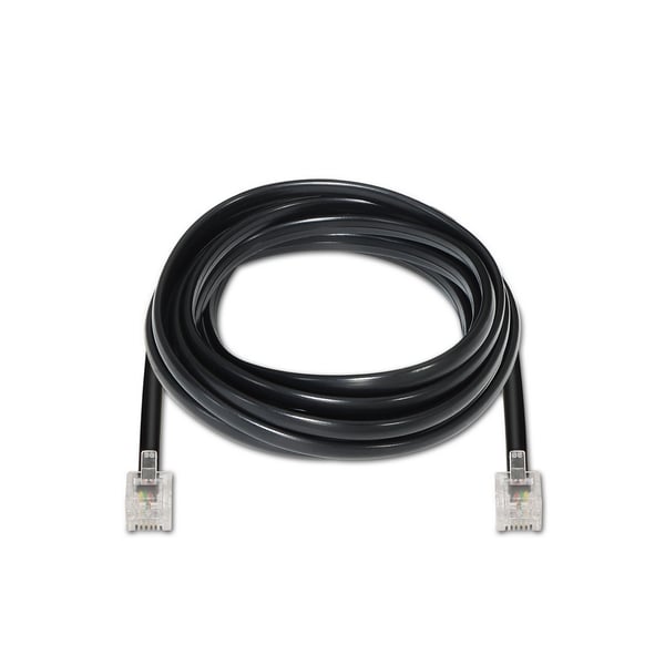 AISENS A143-0319 telefonkabel 2 m Sort