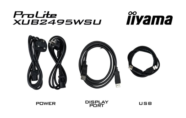 iiyama ProLite XUB2495WSU-B7 computerskærm 61,2 cm (24.1") 1920 x 1200 pixel WUXGA LED Sort