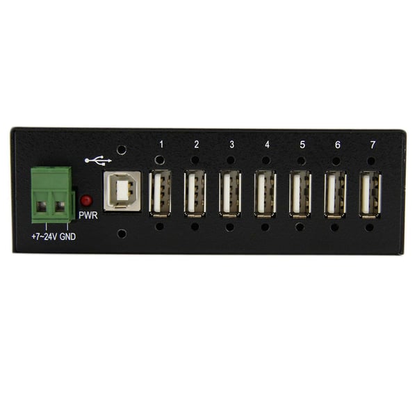 StarTech.com Industriell Monterbar 7-Port USB 2.0 Hub