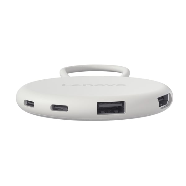 Lenovo Slim USB-C 3.2 Hub USB 3.2 Gen 2 (3.1 Gen 2) Type-C 10000 Mbit/s Grå