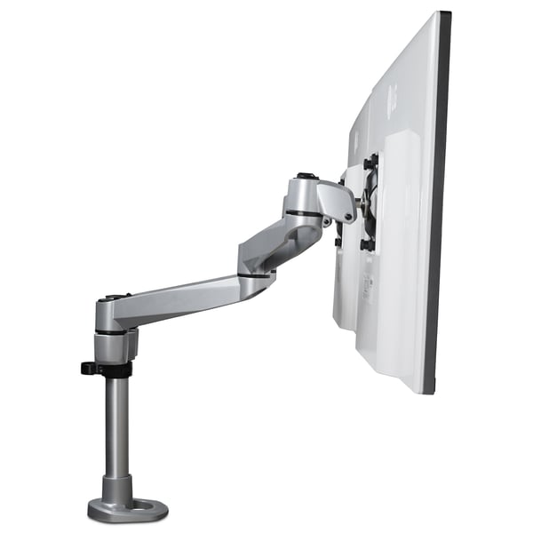 StarTech.com ARMDUALPS skærmbeslag og -stativer 68,6 cm (27") Skrivebord Sølv