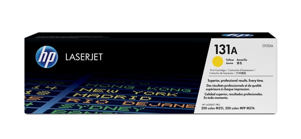 HP 131A - Gul - original - LaserJet - Tonerpatron (CF212A) HP 131A - Gul - original - LaserJet - Tonerpatron (CF212A)