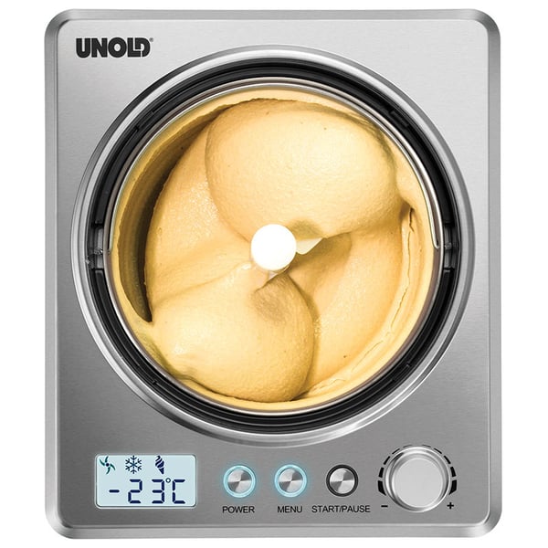 Unold Pro Plus Jäätelökone-kompressori 2,5 L 250 W Ruostumaton teräs