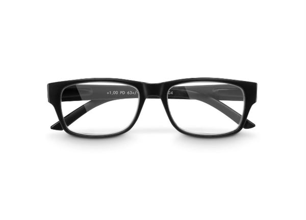 Hama 00096219 glasögon utan styrka Unisex Rektangel Hel båge Svart