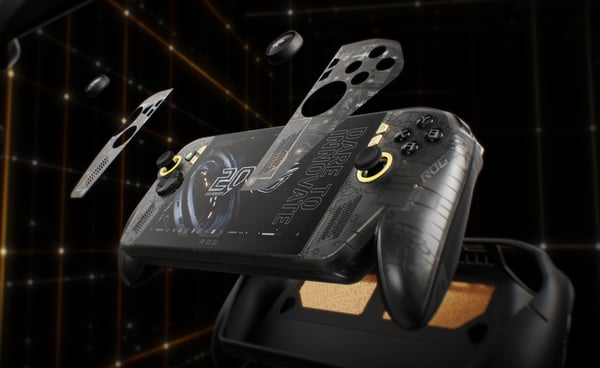 ASUS ROG XBOX Ally X20 Bundle RC74XA-TW001W bærbar spilkonsol 18,8 cm (7.4") 1 TB Berøringsskærm Wi-Fi Sort