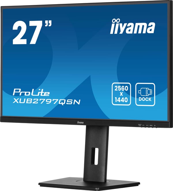 iiyama ProLite XUB2797QSN-B2 tietokoneen litteä näyttö 68,6 cm (27") 2560 x 1440 pikseliä Quad HD LED Musta