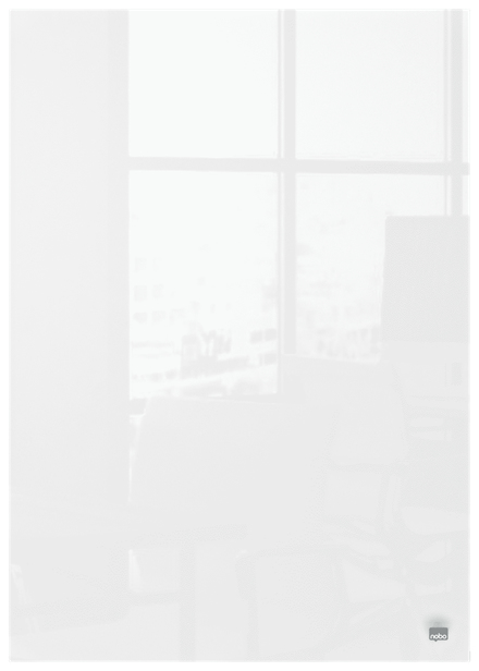 Nobo Transparent Akryl Mini Whiteboard Desktop Notepad A4