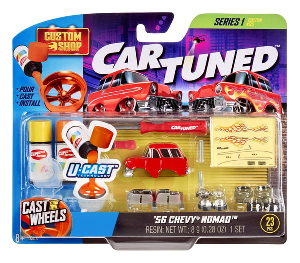 MGA Entertainment CarTuned Custom Model Kit - 1956 Chevy Nomad