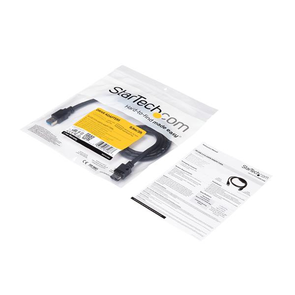 StarTech.com USB3S2ESATA3 USB-kabel 0,9 m USB A Sort