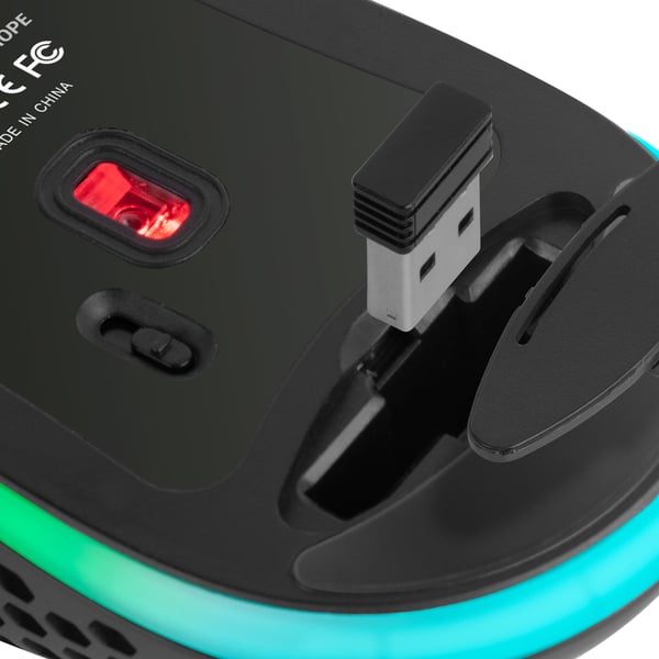 Mars Gaming MMW3 datormöss Spela Högerhand RF Trådlös Optisk 3200 DPI