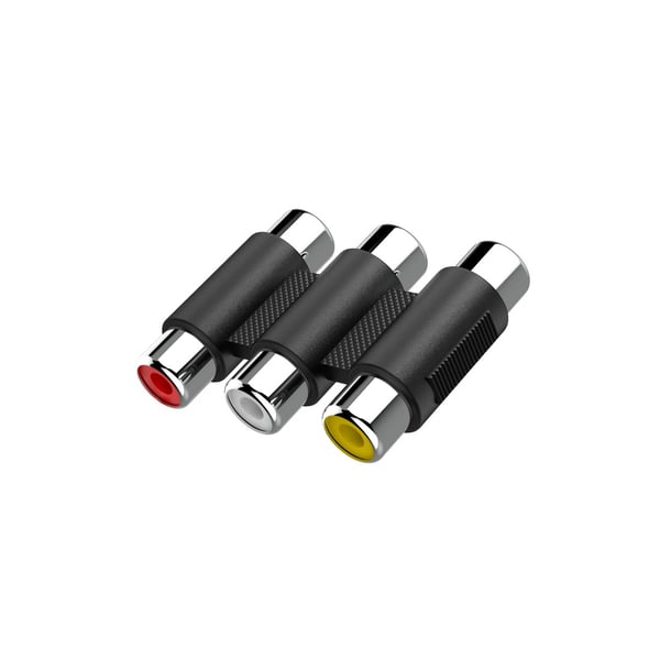 Hama 00205174 kaapelin sukupuolenvaihtaja 3 x RCA