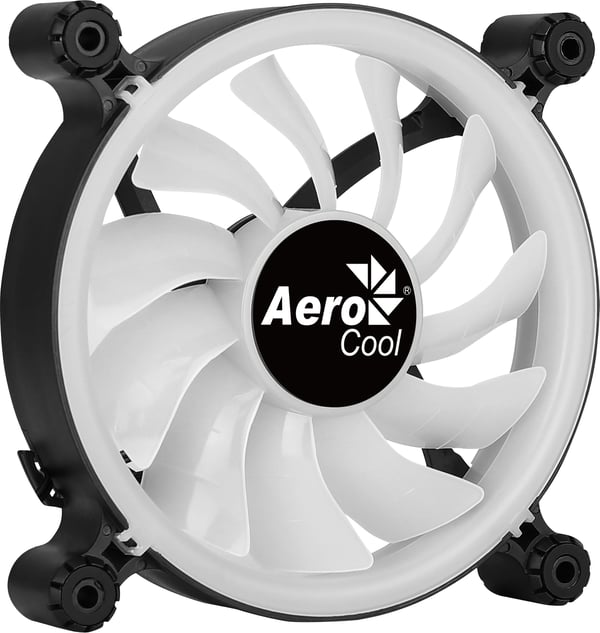 Aerocool Spectro 12 FRGB Datorväska Fan 12 cm Svart, Translucent 1 styck